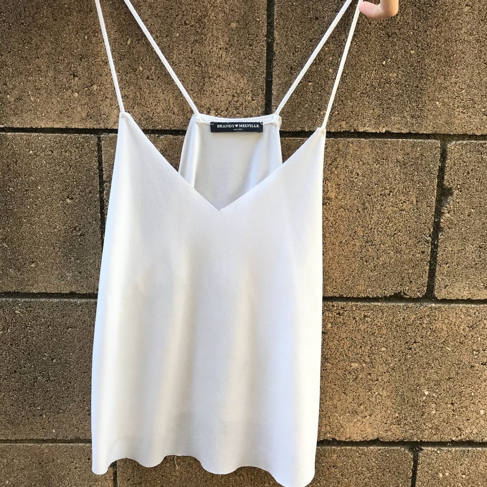 White Brandy tank top